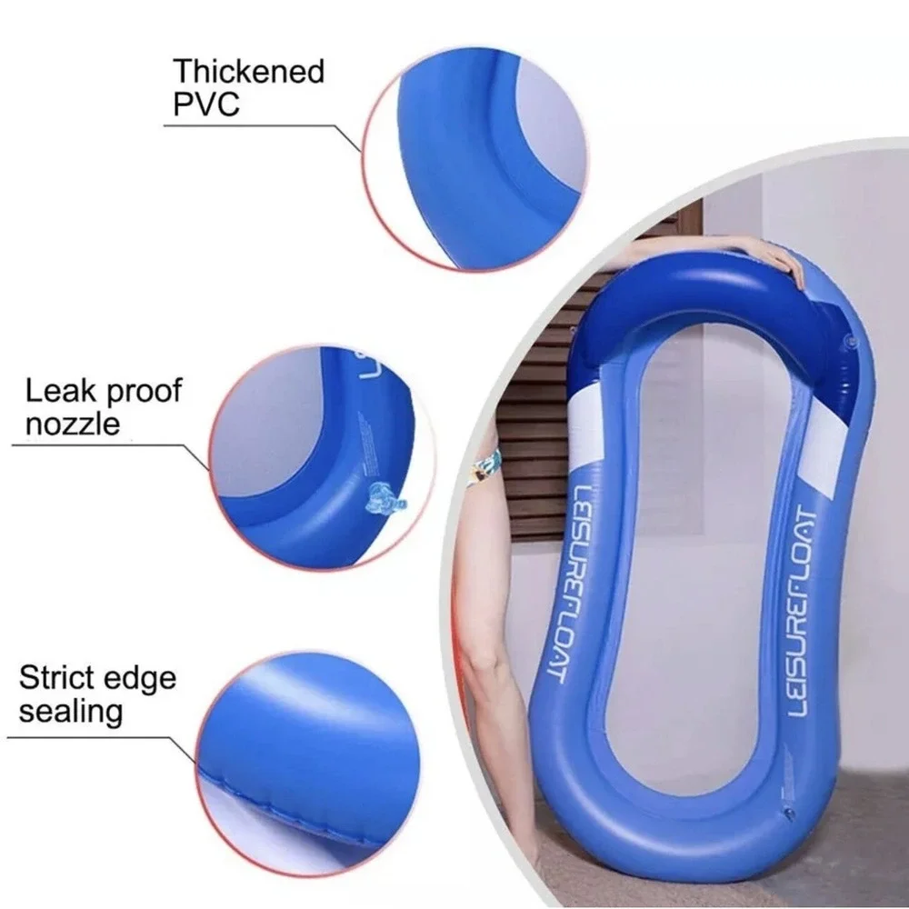 Inflatable Foldable‎ Floating Bed Float Chair Beach Swimming Pool Raft Water Toy
